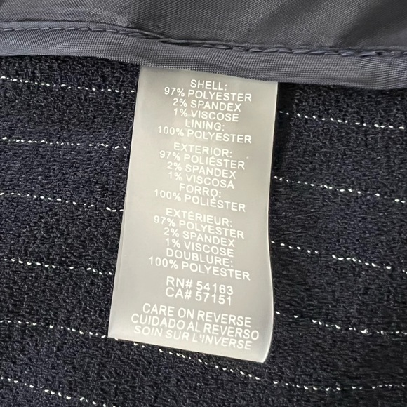 Tommy Hilfiger Navy Pinstripe Blazer - Picture 6 of 6
